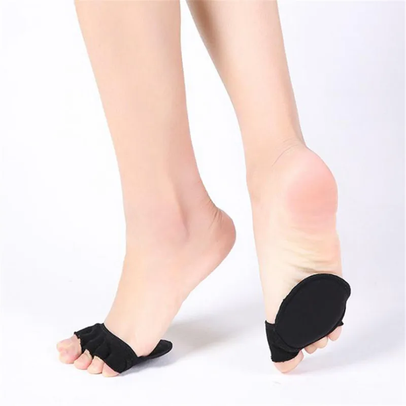 

1 Pair Women Anti Slip Foot Care Tool Cotton Half Insoles Pads Cushion Metatarsal Sore Forefoot Socks