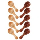 Мини-приправа, сахарная приправа, соль, медовый чай, ложка для кофе, чая, варенья, горчичного мороженого, деревянная ложка, 10 штук