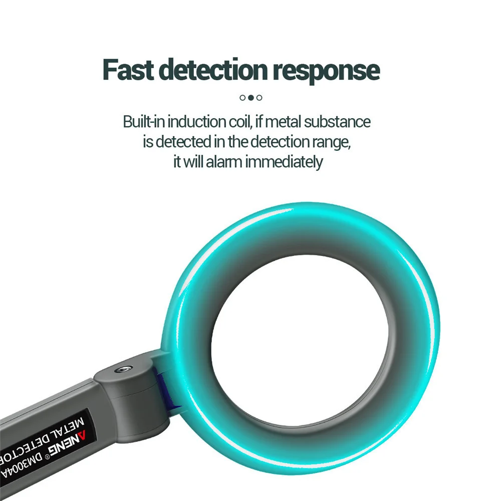 DM3004A DC 9V Handheld Metal Detector High Sensitive Scanning Detection Instrument Buzzer LDE Alarm -10-50 Degrees Indicator | Инструменты