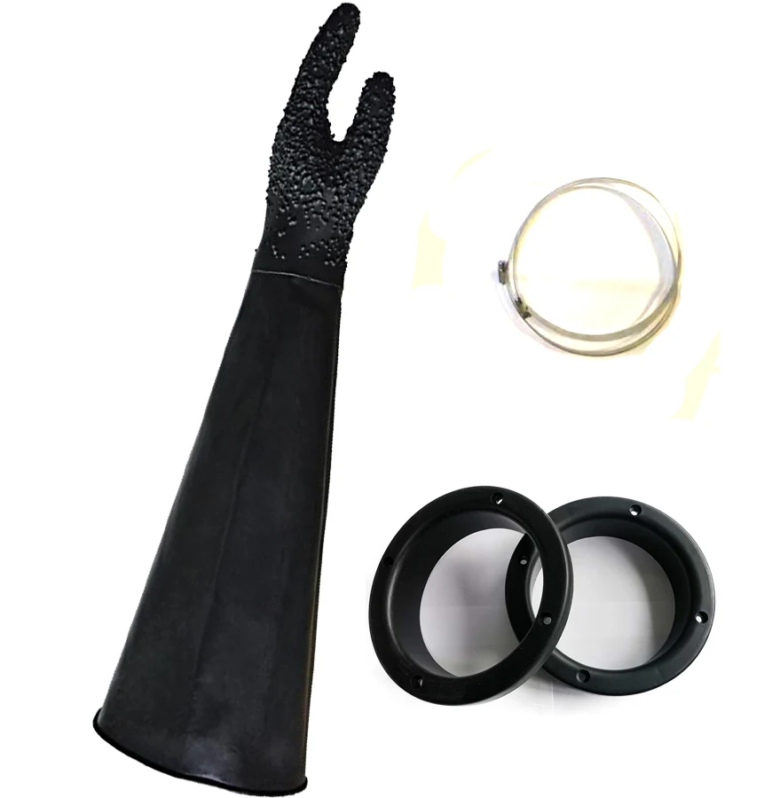 Промышленные плотные перчатки для пескоструйной обработки подставка