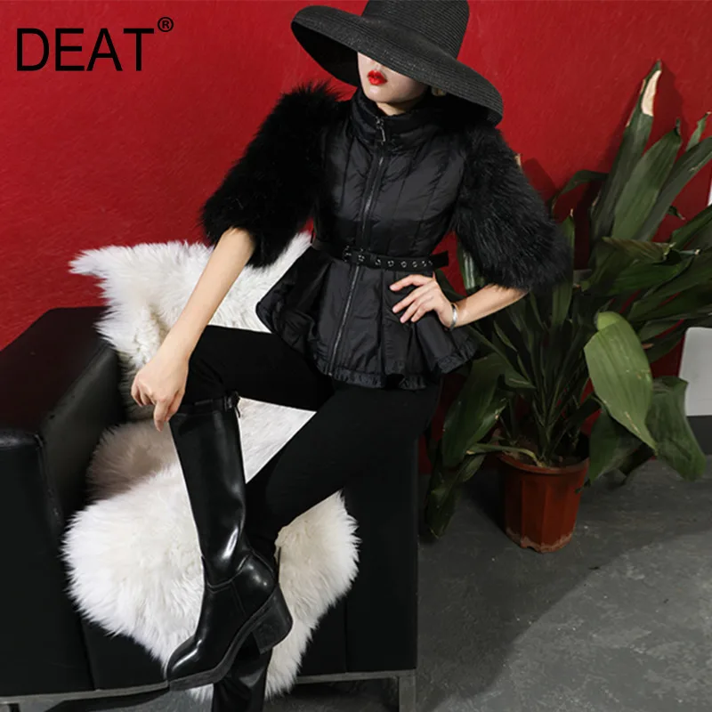 DEAT 2020 новая осенняя и зимняя модная женская одежда водолазка три четверти slleeves