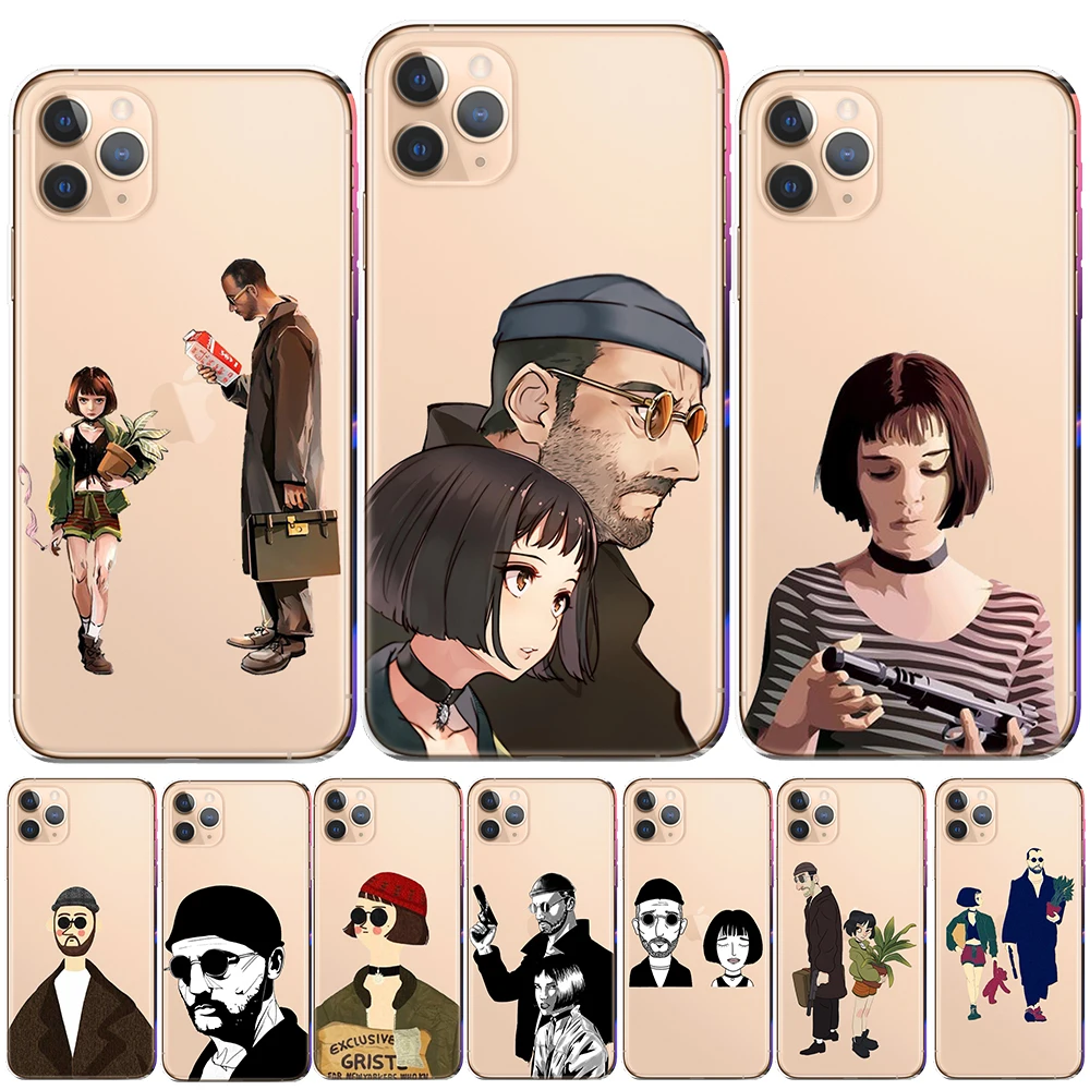 Мягкий силиконовый чехол Leon And Mathilda для iPhone 11 Pro Max X XS XR 6S 6 7 8 Plus|Бамперы| |