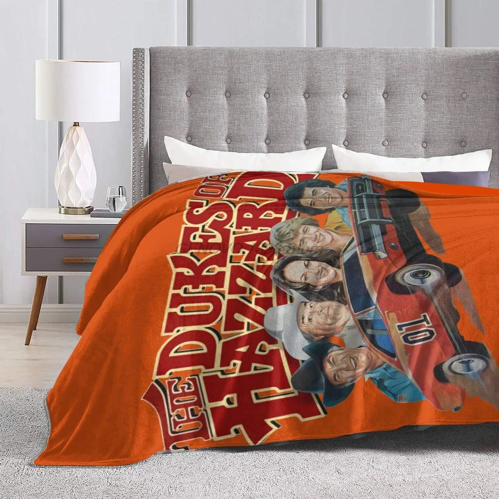Ультрамягкое Флисовое одеяло Dukes of hazустройства подходит для дивана на все сезоны