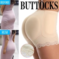 sexy womens hip enhancer shaper padded panties seamless bottom sponge cushion push up raising wave lace underwear