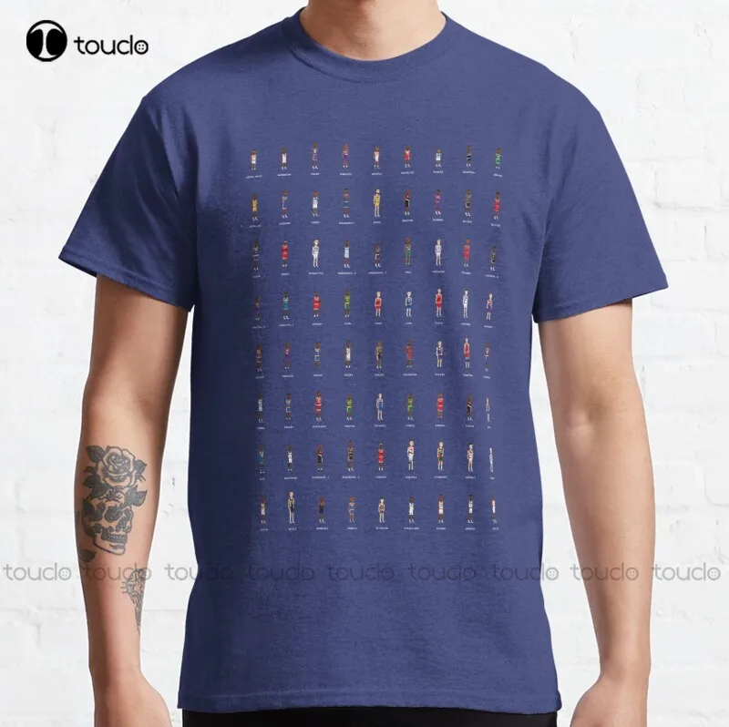 

New Basketball Of The 90S Classic T-Shirt Cotton Men Tee Shirt shirts men Custom aldult Teen unisex digital printing Tee shirt