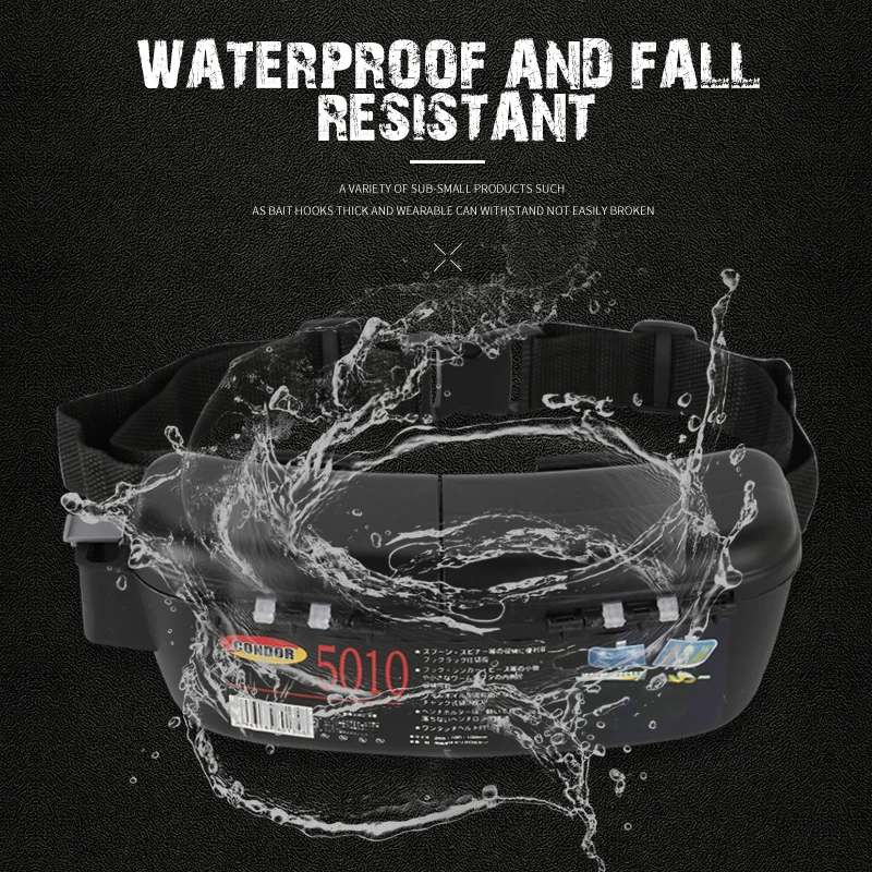 Поясная коробка для рыболовных приманок многофункциональная портативная