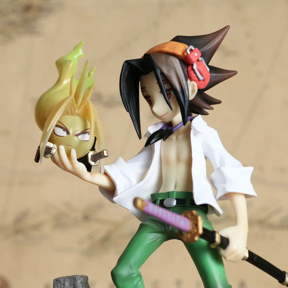 Классический комикс аниме Takei Hiroyuki Shaman King Yoh Asakura с амидамару фигурка модель