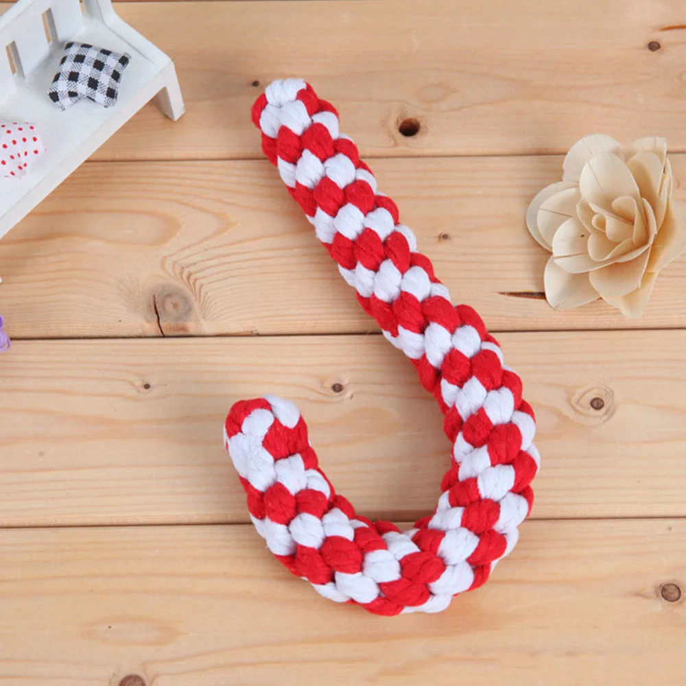 

2pcs Crutch Shape Dog Interesting Pet Chew Pet Bite-resistant