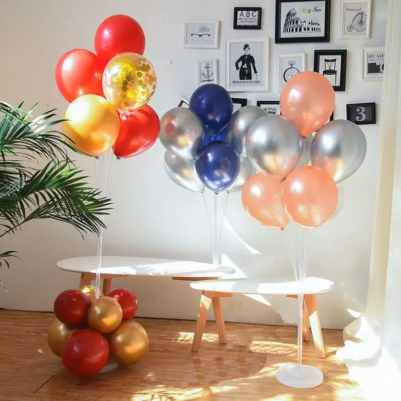 Splice 1M/1.3 M/1.6M Balloon Frame Bracket Durable Actual with Base Kids Festival Wedding Decoration Transparent | Дом и сад