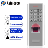 standalone fingerprint password keypad access control reader for security door lock system gate opener ip66 1000 users