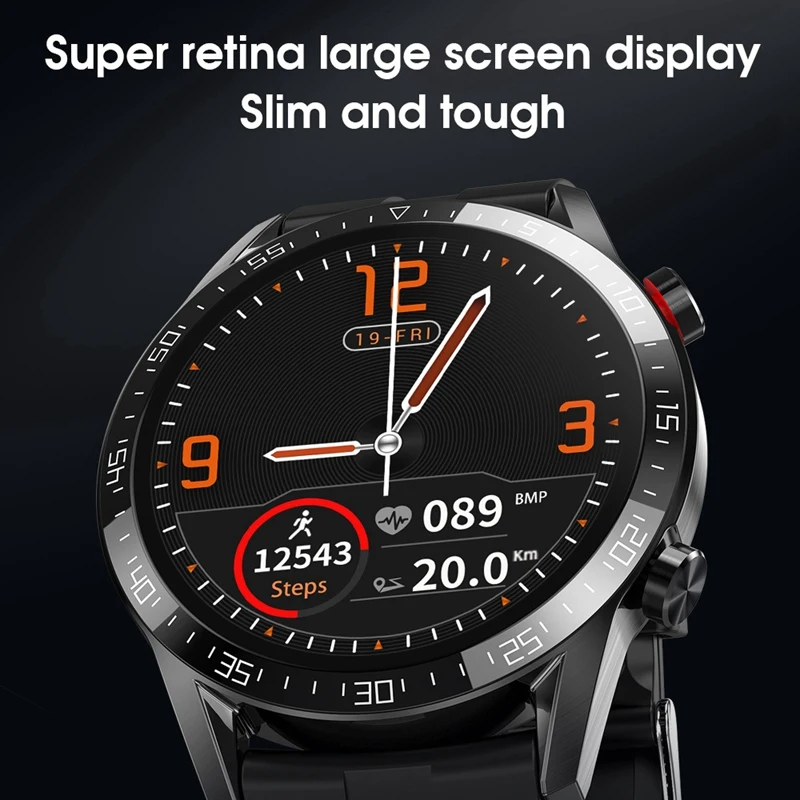 Smartwatch L13 Smart Watch Fitness Tracker Support Blood Pressure Oxygen ECG Pedometer Answer Call for IOS Android | Электроника