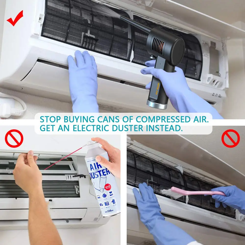 Беспроводной электрический воздушный пылесос высокого давления воздуходувка