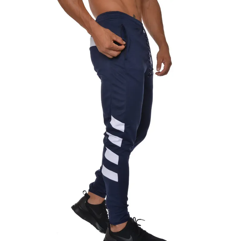Мужские спортивные штаны для бега фитнеса повседневные облегающие спортивная