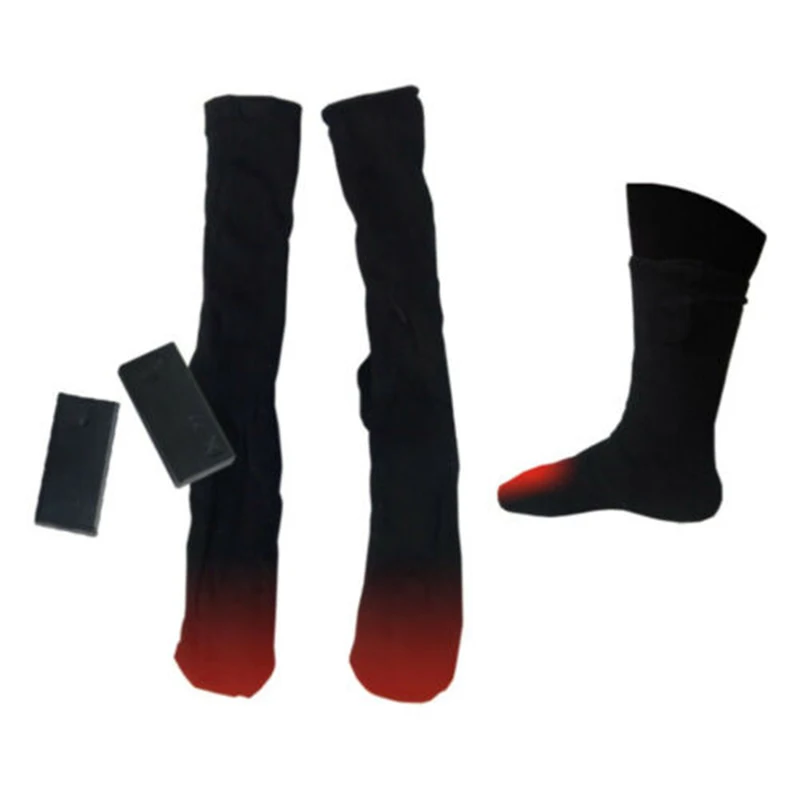 Зимние электрические и хлопковые теплые носки с подогревом для хронических