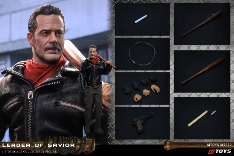 

1/6 MTOYS MS020 Head of the Salvation Army Negan 12-inch movable man puppet