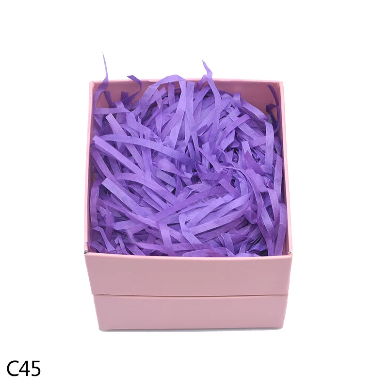C45 10/20/50 г DIY бумажная рафия измельченные морщинка Бумага конфетти подарки/коробка наполнение Материал наряд в качестве подарка на день рождения Свадебная вечеринка украшения свадебные принадлежности - Цвет: C45