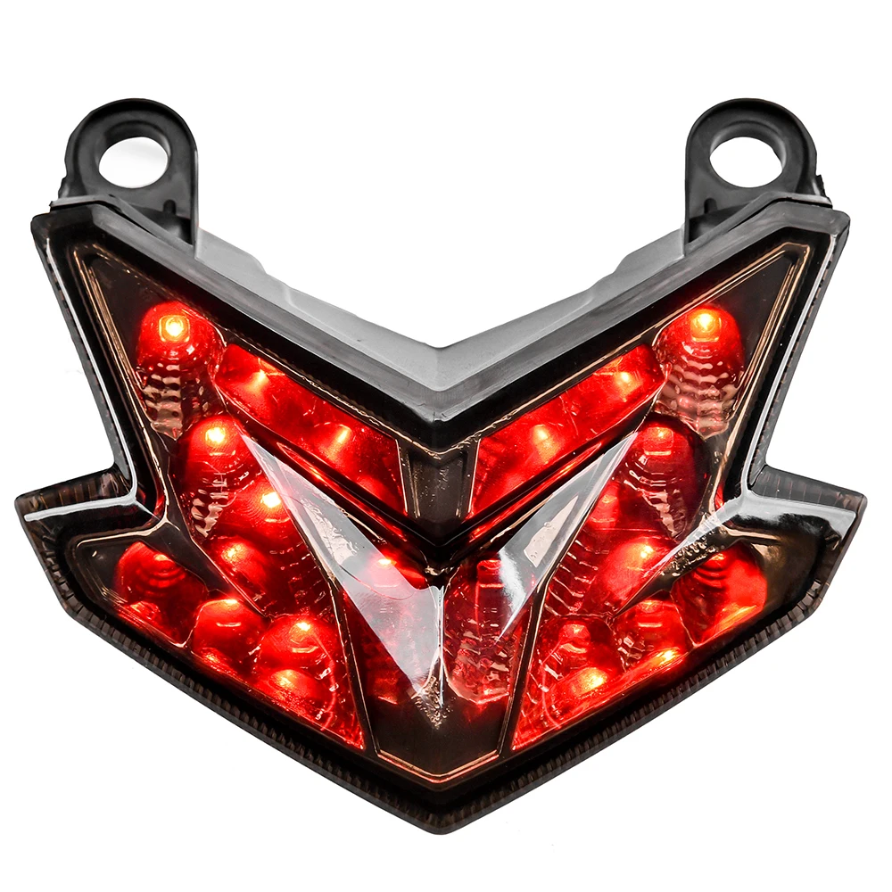 Мотоцикл задний фонарь светильник s дым светодиодный стоп сигнал Поворотная