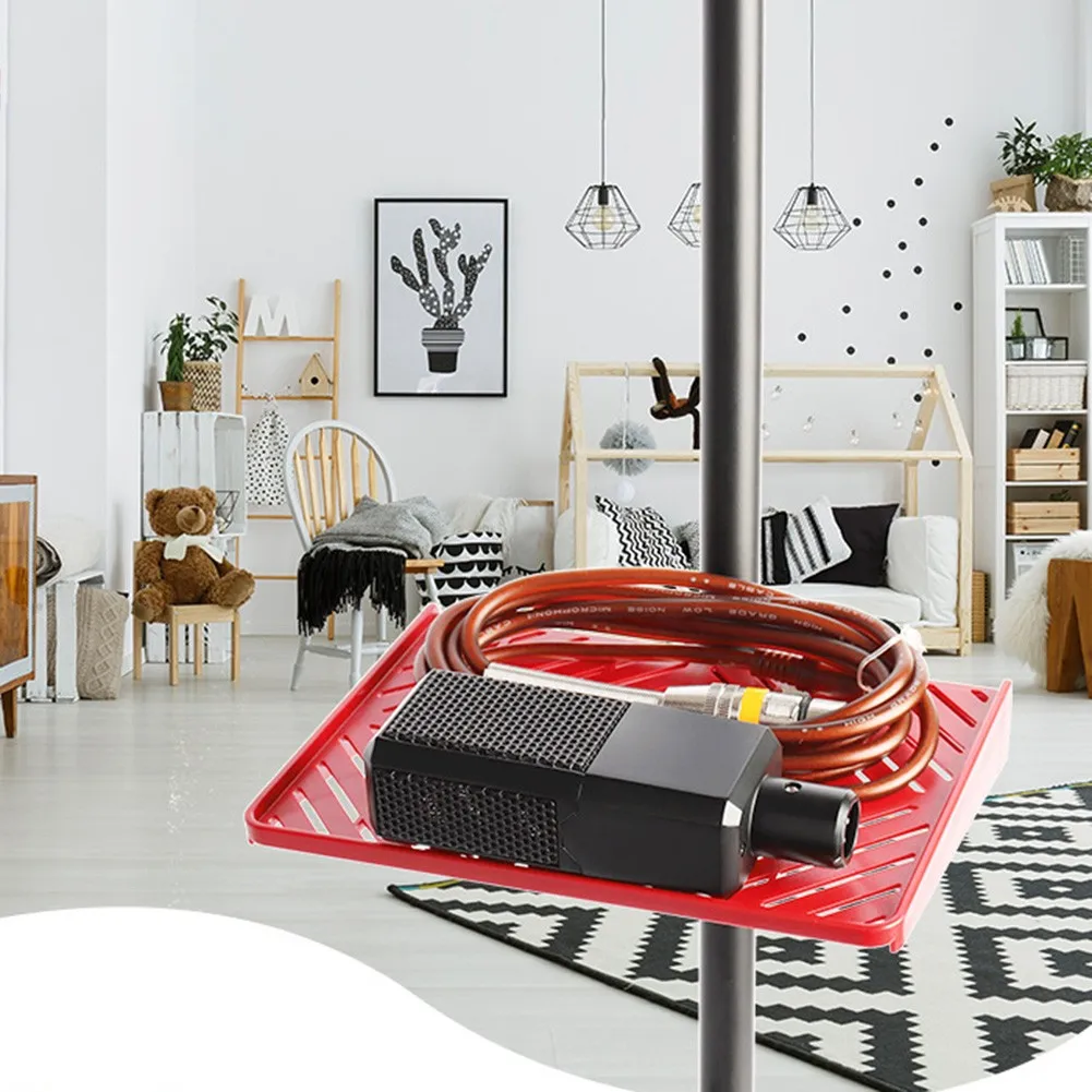 

Universal Mic Stand Soundcard Tray Shelf Supporter Guitar Performance Live Stand Easy Installation Firm And Stable Mic Tray