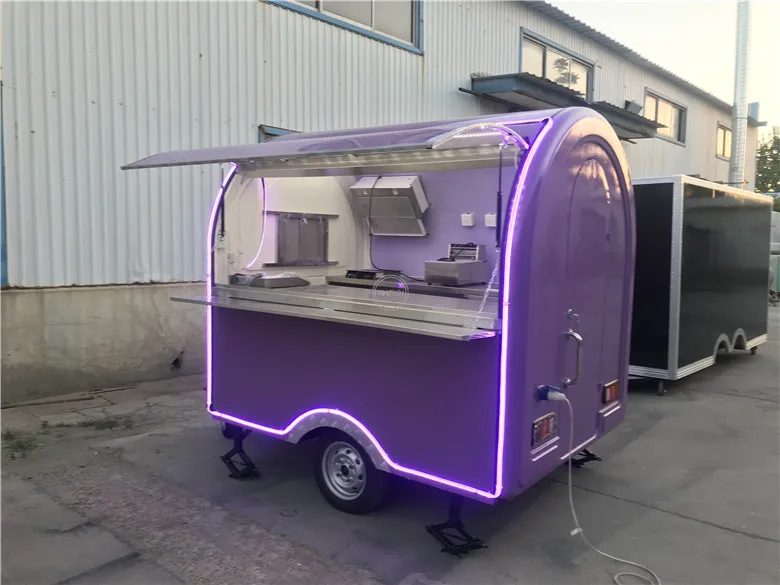 Мобильная тележка для гамбургеров идеальная продажи еды трейлер хот дога