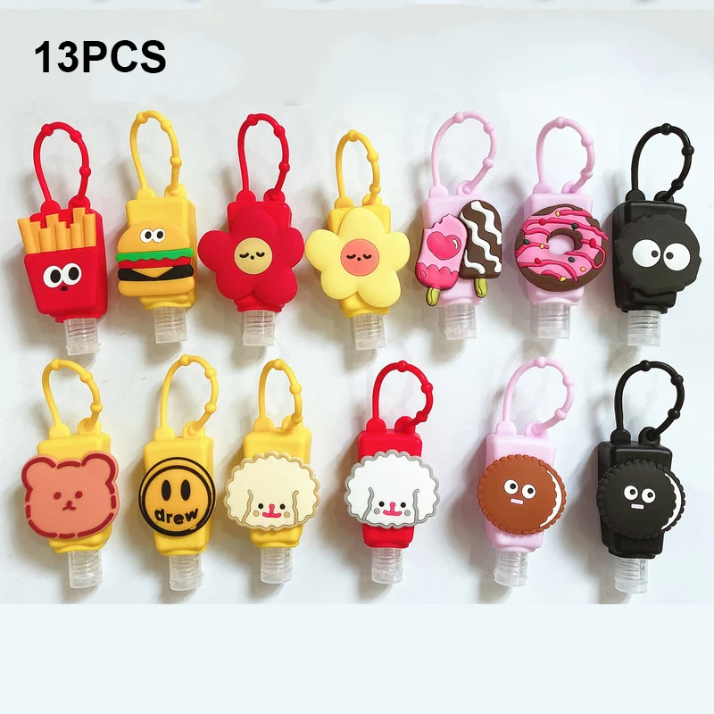 13 шт. силиконовый держатель для дезинфицирующего средства рук 30 мл|Украшения