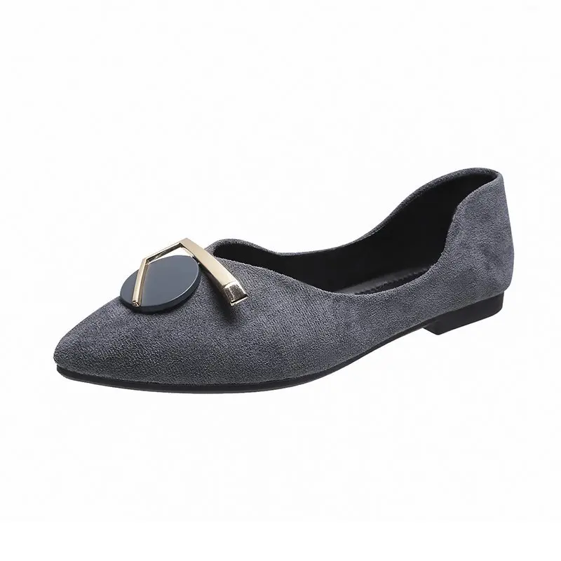 

Women Tassel Buckle Loafers Woman Slip on Sneakers Ladies Soft Suede Leather Sewing Flat Shallow Female Shoes All Seasonsw