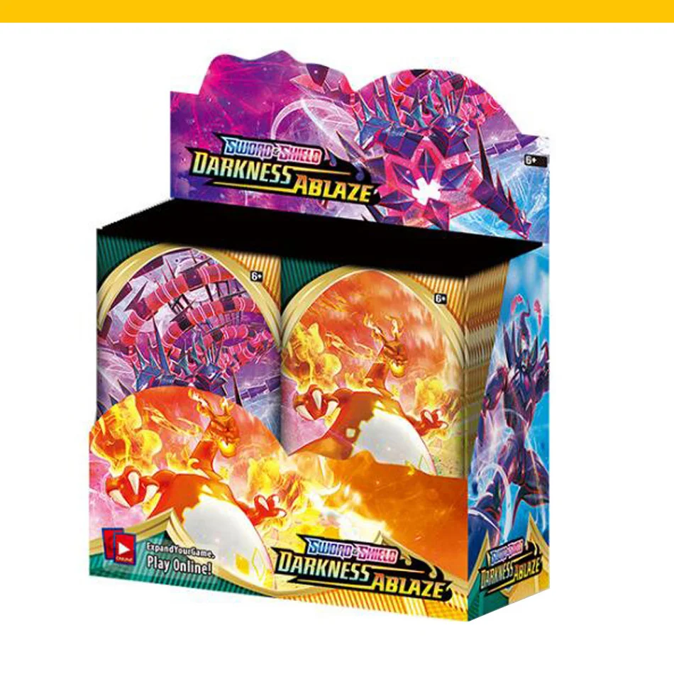 Tarjetas de pokemon de 360 Uds., juego de cartas coleccionables de Sun & Moon Sword & Shield, origine antiguo Evolution Vmax GX Booster Box-1