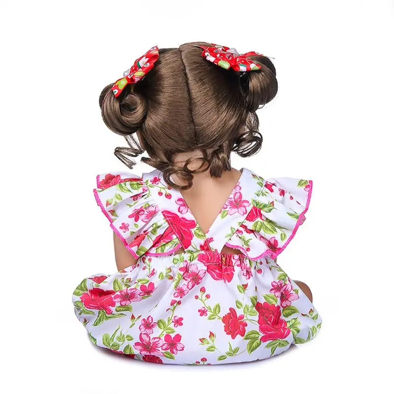 

55cm Realistic Doll Full Soft Vinyl Toddler Babies Lifelike Cute Girl Bunny Toy