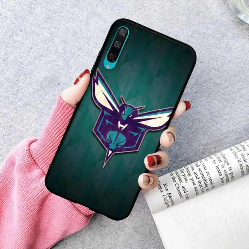 

LJHYDFCNB Hornets Black Soft Phone Case For Huawei P20 30 40 Pro Mate 30 40 Pro Xs Rs Nova 7se Pro Honor 10