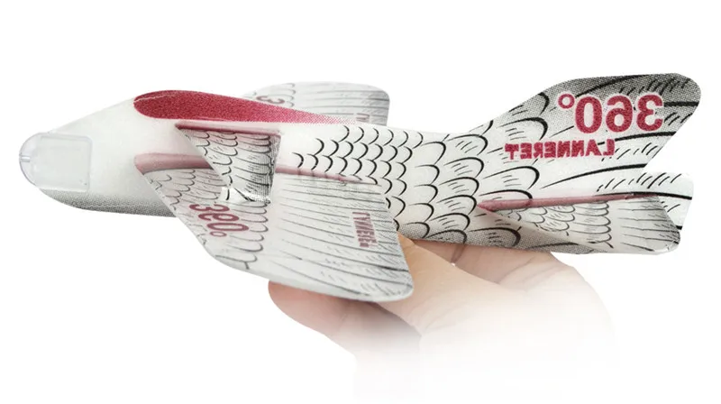 Творческие дети игрушка волшебный 360 градусов кольцевой самолеты пена бумага