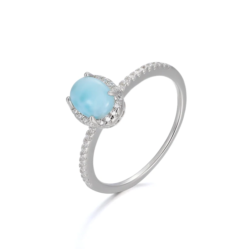 Женское кольцо из стерлингового серебра 925 пробы с натуральным камнем | Украшения