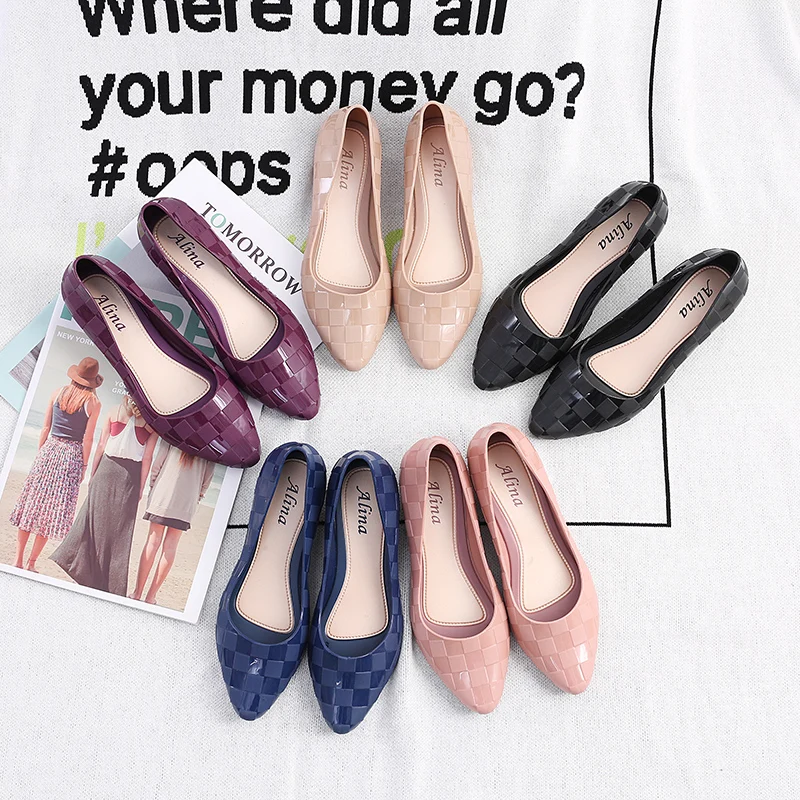 Женские босоножки на плоской подошве водонепроницаемые Нескользящие сандалии