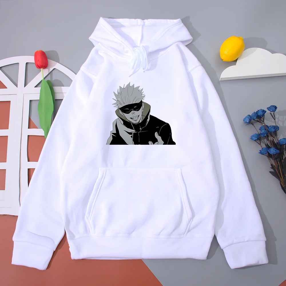 

Anime Jujutsu Kaisen Print Hoodies Harajuku Comics Women Tops Japanese Style Womens Clothes Autumn Sweatshirt Hip Hop Punk Hoody