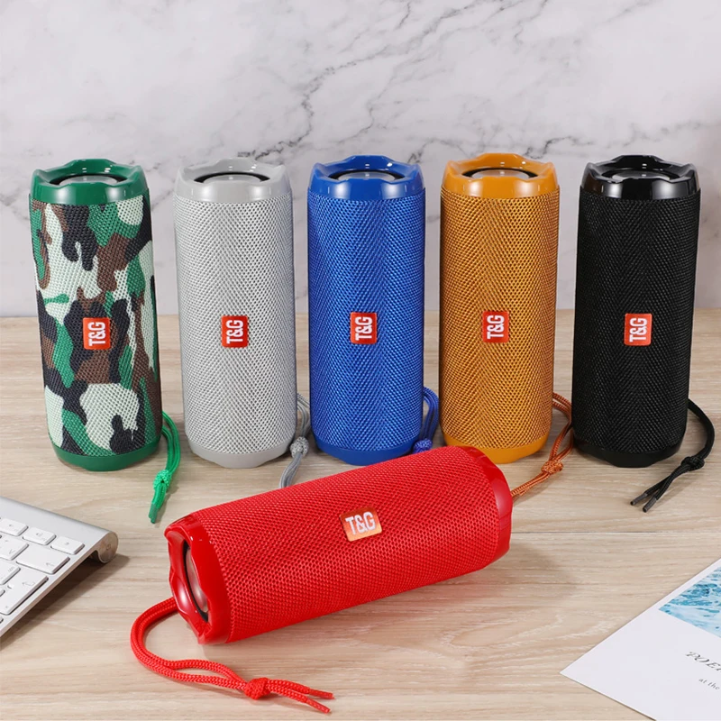 

waterproof Bluetooth-compatible speaker stereo bass dual diaphragm subwoofer sound system soundbox caixa de som FM radio