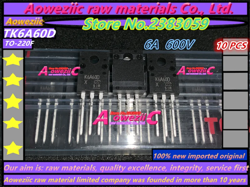 

Aoweziic 2017 + 100 новые импортные оригинальные TK6A60D K6A60D TK6A60DR K6A60DR TK6A60W K6A60W TK6A65D K6A65D TK6A80E K6A80E