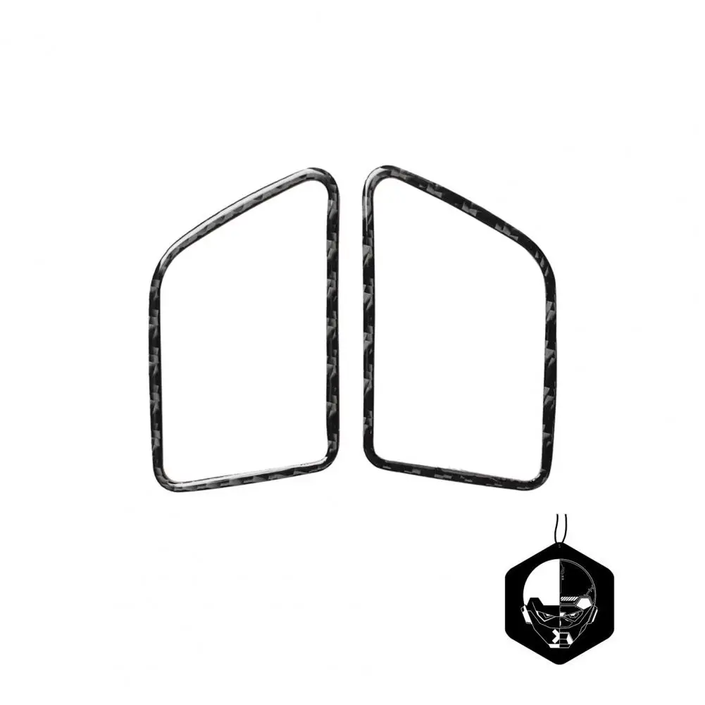 Outlet Vent Cover Trim Self-adhesive Design Anti-scratch Twill Carbon Fiber Board 5D Woven Pattern Wind Sticker for Lexus | Автомобили и