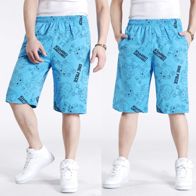 

Free shipping summer Plus size men's hiphop cotton mens short shorts Knee Length short trousers shorts man xl-7xl