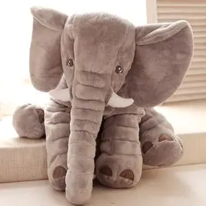 

40cm/60cm Infant Plush Elephant Soft Appease Elephant Playmate Calm Doll Baby Sleeping Toy Animals Pillow Plushie Toys Stuffed