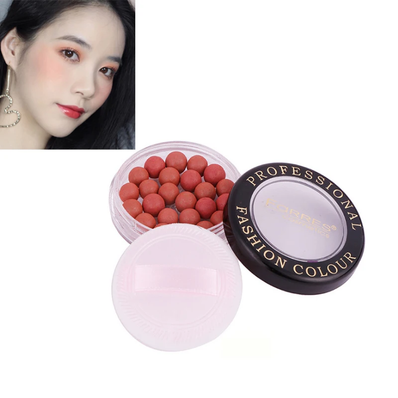 Шарики Румяна для лица водостойкие румяна хайлайтер стойкие пигменты матовые с
