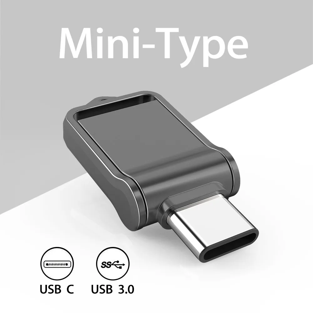 Флэш-накопитель TOPESEL32GB 64GB 128GB OTG Type C USB 3 0 мини внешняя карта памяти для смартфонов