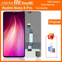 100 tested original 6 53 amoled display with frame replacement for xiaomi redmi note 8 pro lcd touch screen digitizer assembly