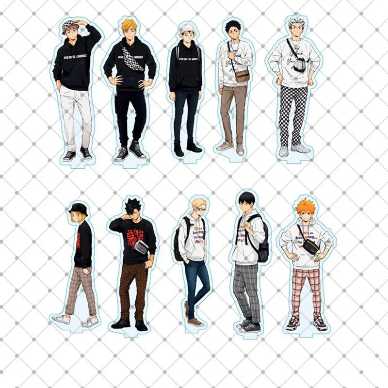 Аниме Haikyuu! Настольная подставка для фигурок акриловая волейбола подростков |