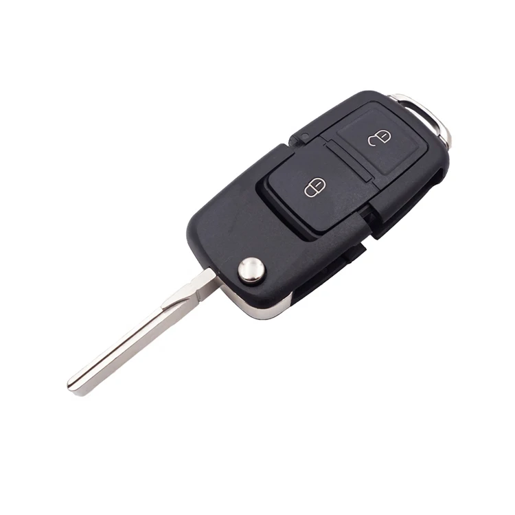 Xinyuexin Складной Дистанционный чехол для ключей FOB VW Polo Passat B5 B6 Tiguan Golf 4 5 Seat Skoda HU66 Blade 2
