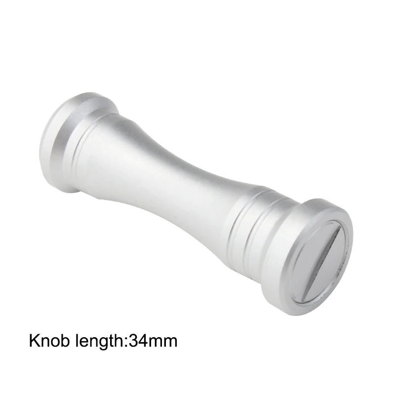white EKFan Fishing Reel Handle Knob 34mm Aluminum Alloy Fish Tackle Dripping wheel Drum Spinning wheel Metal grip Equipment Accessory - Цвет: white