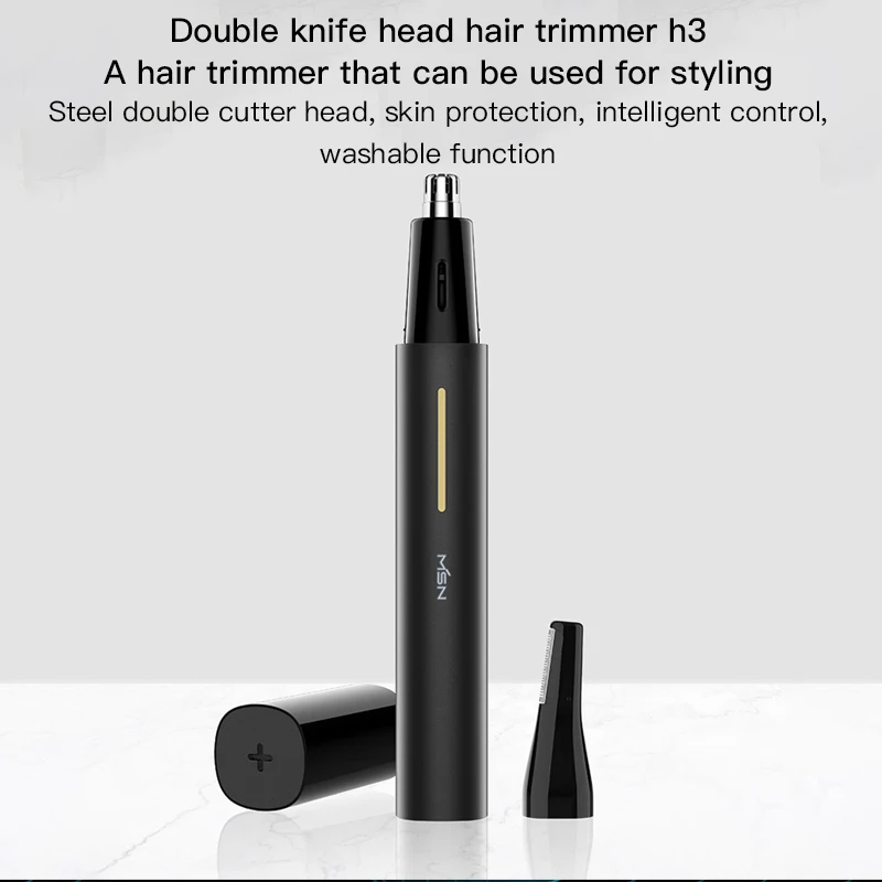 

Xiaomi Mijia Electric Mini Nose trimmers Portable Eyebrow trimmer H3 Men Shaving Hair Removal Razor IPX5 Waterproof USB Charging