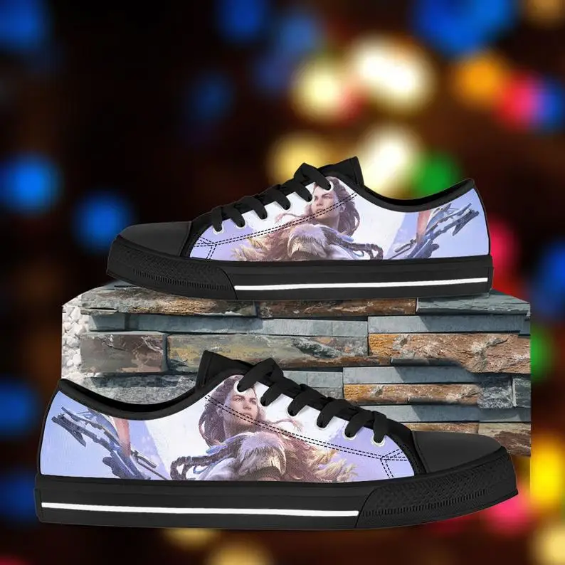 

Horizon Zero Dawn shoes, Mens Womens Designer Leisure Sneakers Men Casual Canvas Shoes Off Whitee