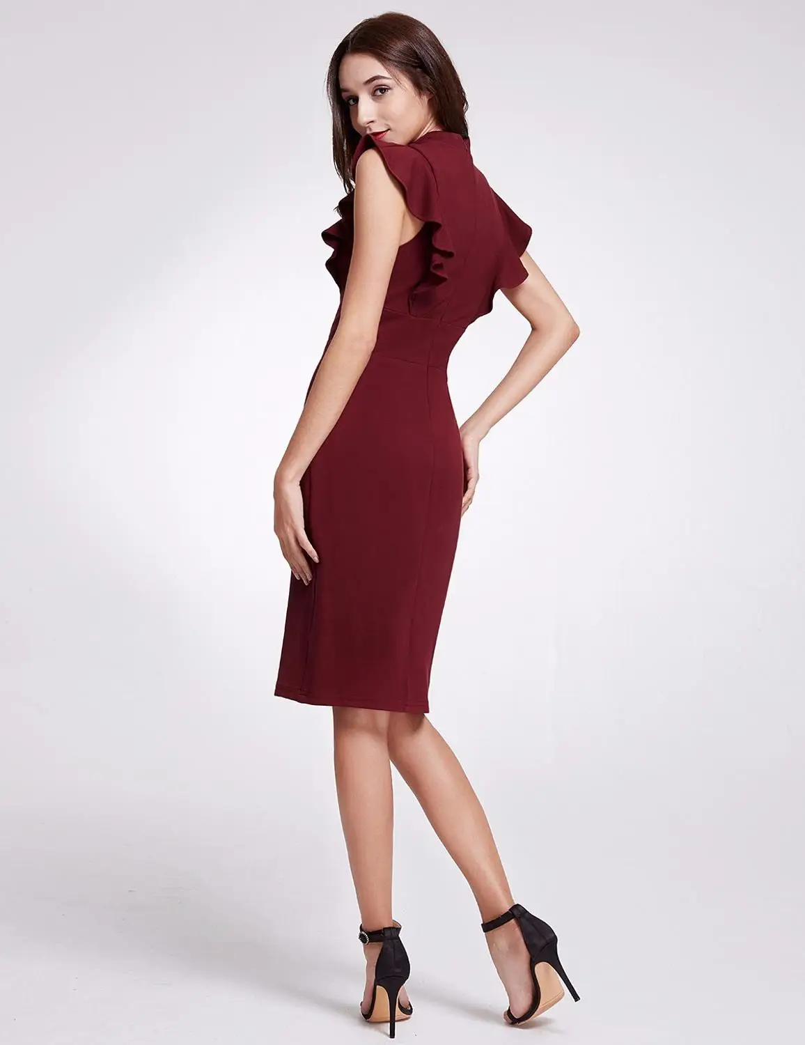 2020 новое платье для выпускного вечера с воротником стойкой сексуальное v