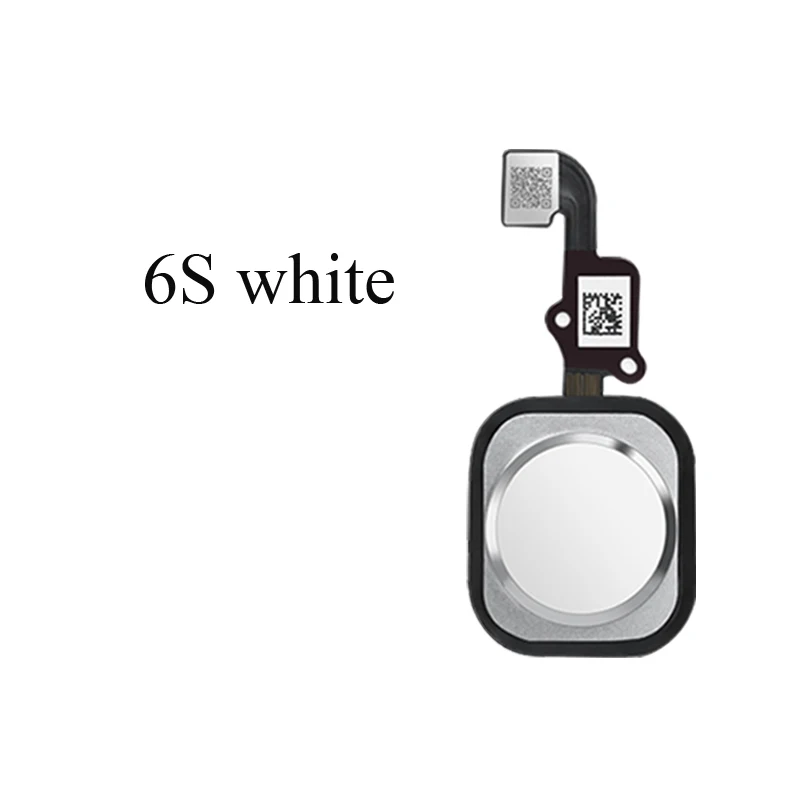 for 6 6S white Aokin 1 шт. кнопка Home с гибким кабелем для iphone 5 5C 5S 6 6plus 6s Plus 7 7plus Кнопка Home Flex в сборе для iphone 6s - Цвет: for 6 6S white