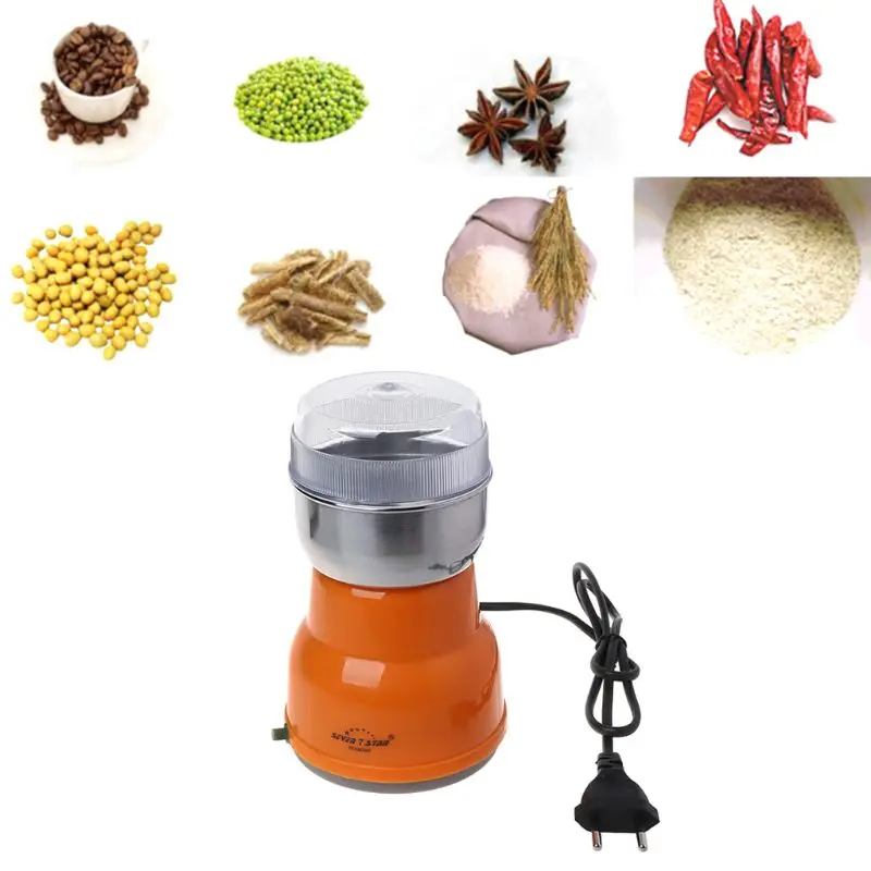

Electric Stainless Steel Coffee Bean Grinder Home Milling Machine Kitchen 220V