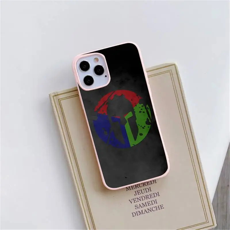 

ACT action game Spartan Phone Case Candy Color for iPhone 6 6S 7 8 11 12 XS X SE 2020 XR mini pro Plus MAX funda