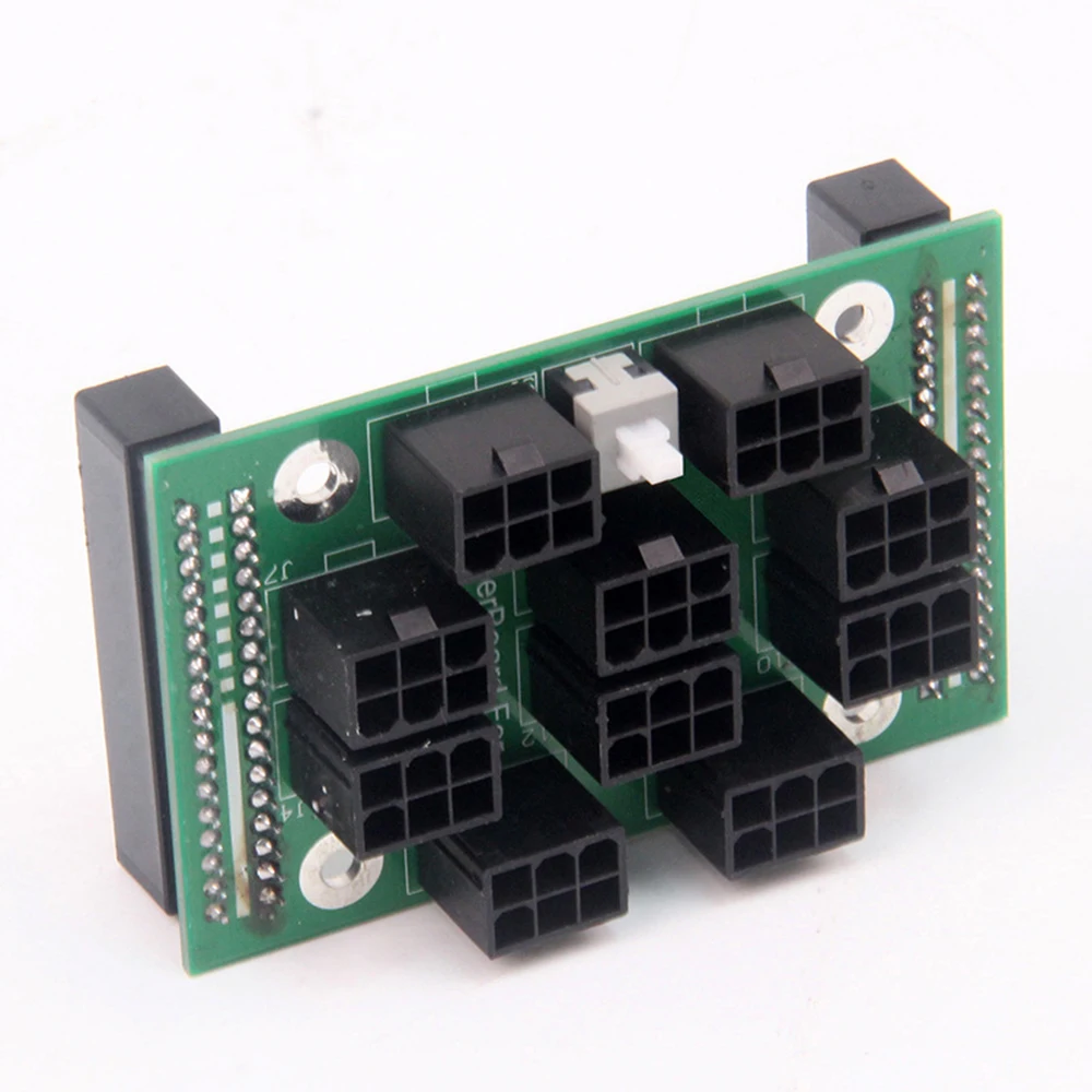 КОМПЬЮТЕРНЫЙ СЕРВЕР с двойным блоком питания плата-адаптер для майнинга